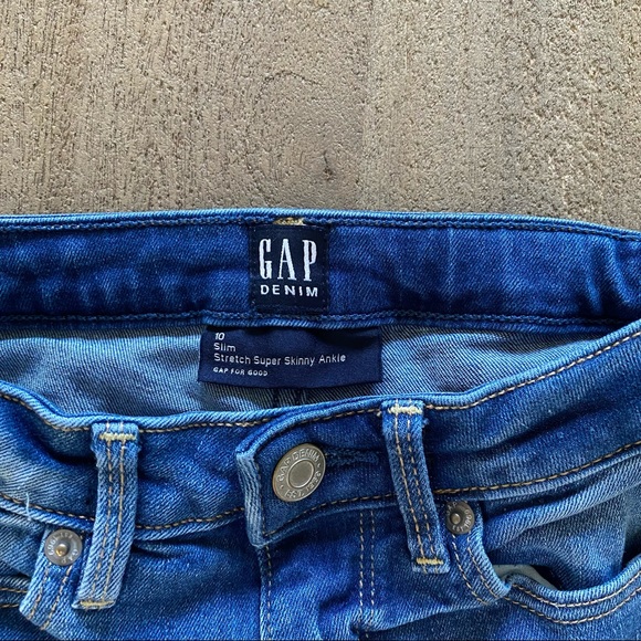 GAP Denim Girls Size 10 Slim Stars -G1 - Picture 2 of 4